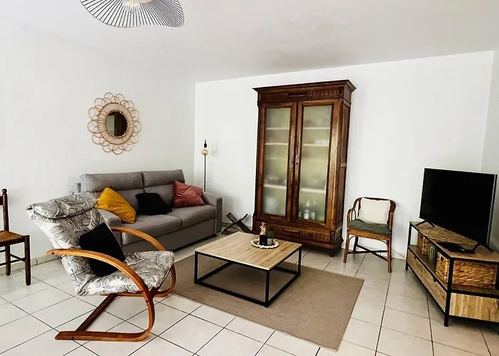 Апартаменты : T2 Calme Avec Terrasse, Parking, Internet - Fr-1-495-124 *